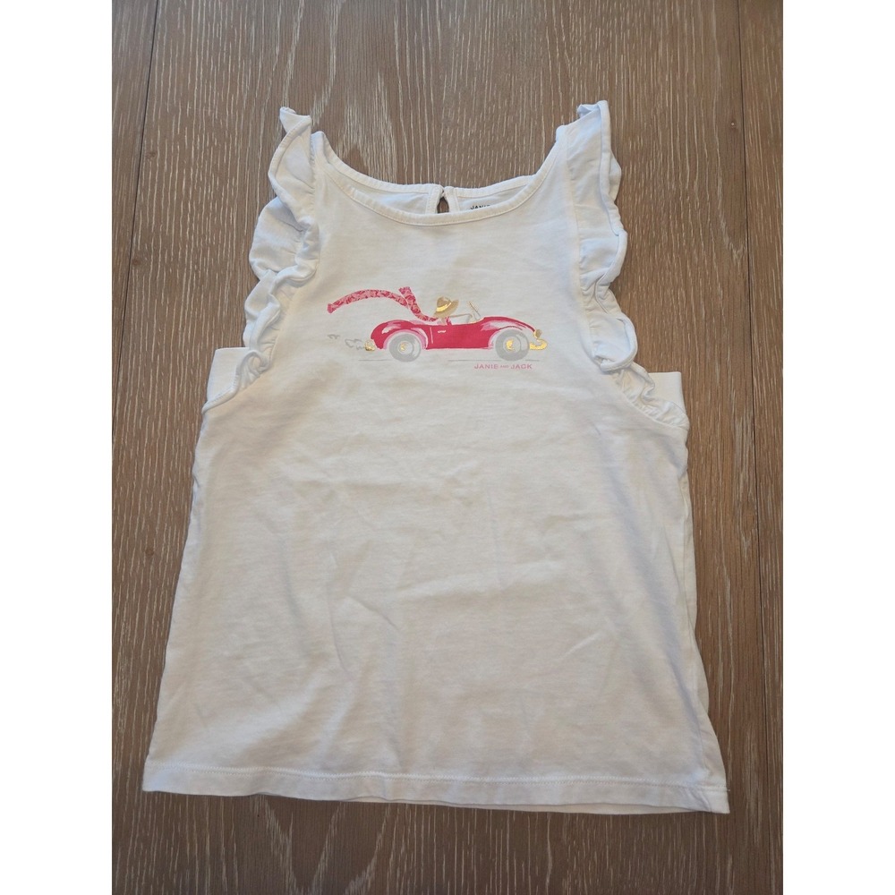 Janie and jack girls flutter tank‎ size 8